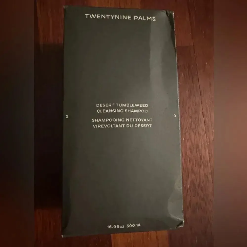 TWENTYNINE PALMS Desert Tumbleweed Cleansing Shampoo Sage Rosemary Eucalyptus